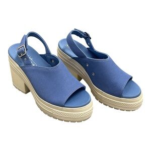 Converse Chuck 70 De Luxe Heel Slingback Sandal Open Sky Gender Inclusive W9 M7